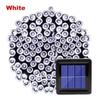 Outdoor Waterproof Solar LED Star Fairy String Lights for Christmas and Garden Decoration
