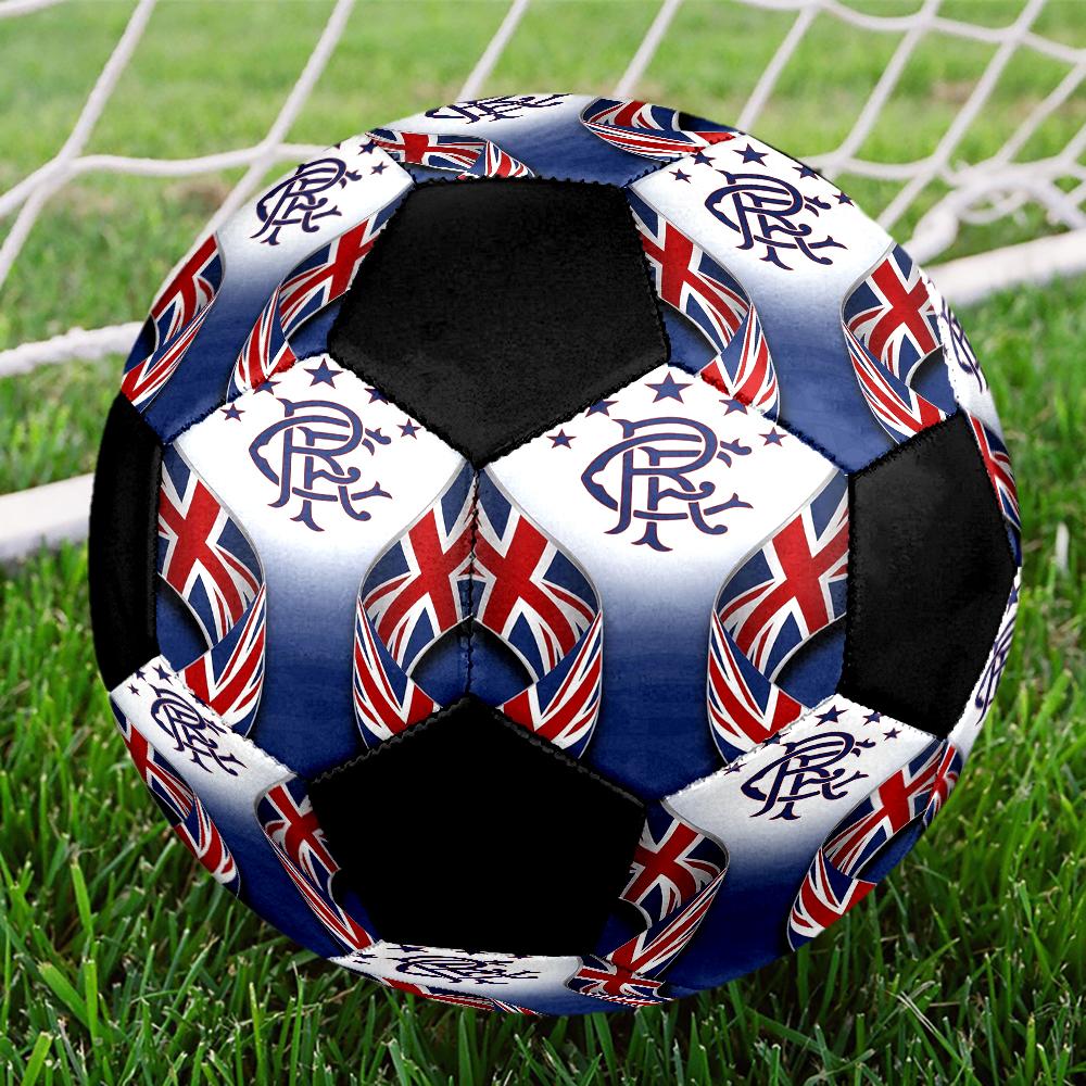 Rangers F.C Theme Size 5 Soccer Ball, Suitable for Both Indoor and Outdoor Matches, a Gift Suitable for Everyone.