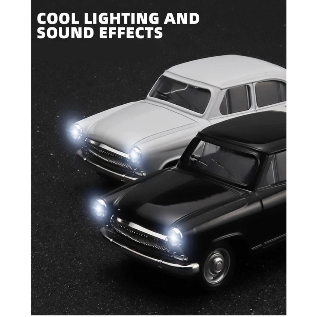 1/43 Volga GAZ-21 Alloy Car Model Diecasts Metal Toy Classic Vehicles Car Model Simulation Miniature Scale Collection Kids Gifts