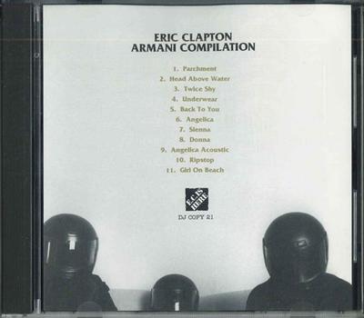 CD ERIC CLAPTON - Armani Compilation DJCOPY23 E.C.IS HERE Japan Pop Used