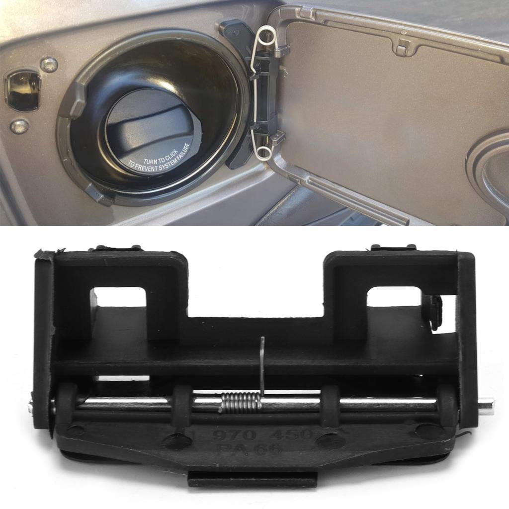 Gas Tank Fuel Door Hinge 51171970450 Black ABS Metal Replacement for 525i 528i 530i 540i