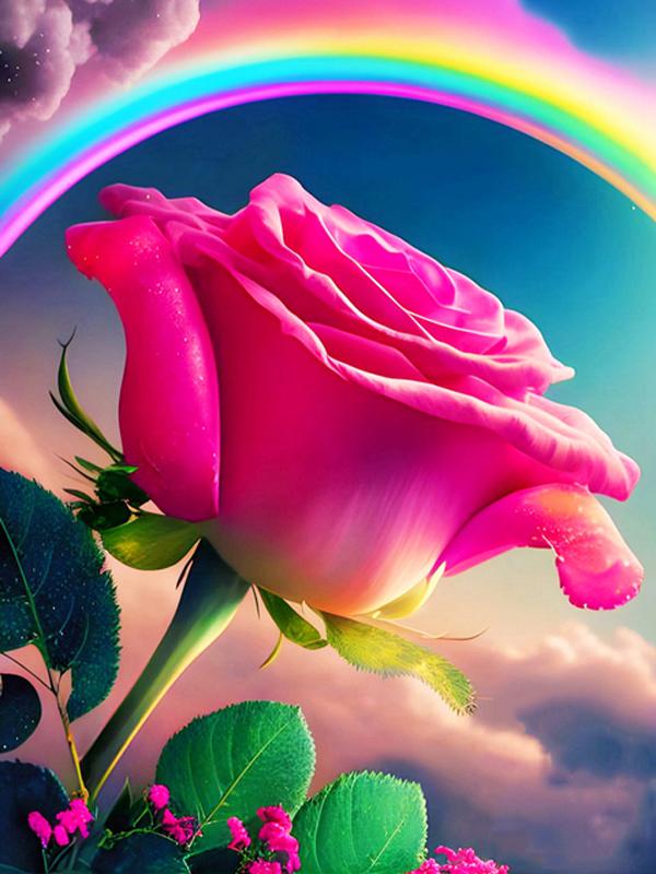 

Алмазний живопис Кольорові троянди Нові надходження Diy Повний квадрат Круглий свердло Вишивка стразами Квіти Мозаїка Набори для вишивання хрестом AA4635 Square drill 40x50cm