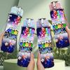 1PC Galaxy Tone Mario Game Poster 750ml Color Plastic Water Bottle Leakproof Flip Straw Lid For Sports Office Home Use