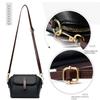 Modna Torba Crossbody Damska Mini Kopertówka z Klapką Damski Portfel PU na Co Dzień Torby na Ramię w Jednolitym Kolorze dla Dojeżdżających