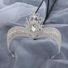 European Luxurious Bridal Zircon Tiara: Crystal Princess Crown for Birthday Parties.