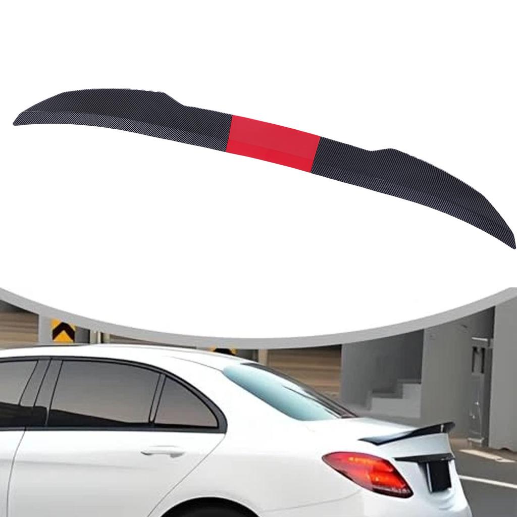 Car Rr Tail Spoiler 117-128cm ABS Strong Adhesion Car Rr Spoiler Wing for Maintenance