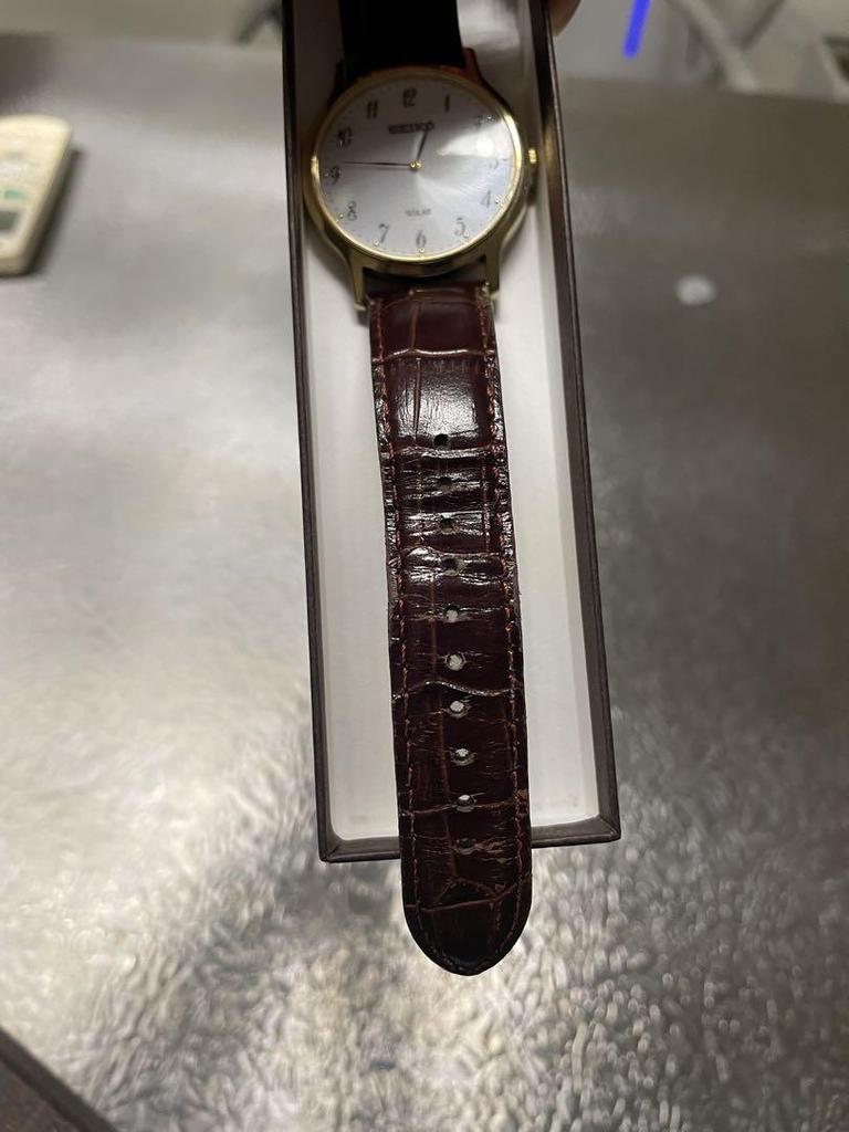 [USED] SEIKO Solar Watch Brown Leather