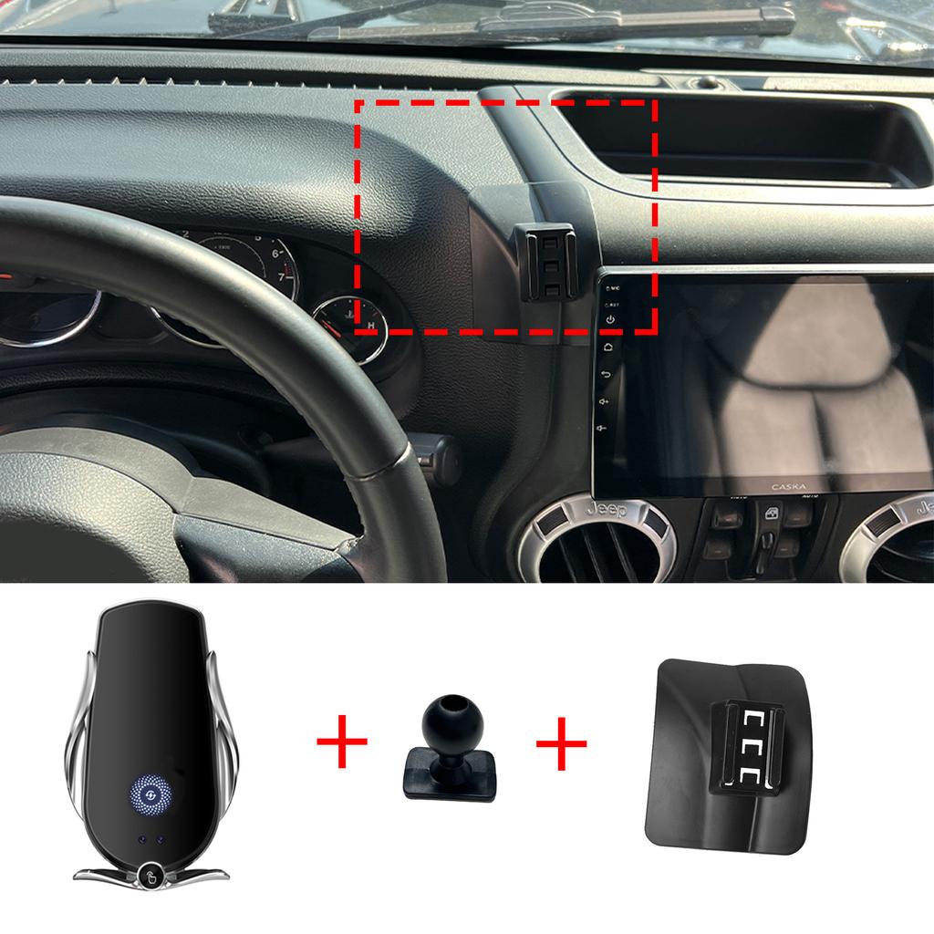 Car Mobile Phone Holder for Jeep Wrangler 2011~2018 Navigation Stand Auto Accessories GPS Bracket