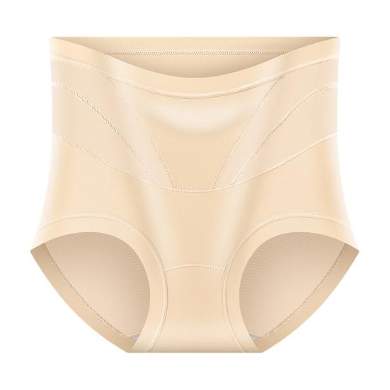 

Seamless High-Rise Tummy Control Briefs Women Breathable Microfiber Underwear Soft Stretchy Silky Fabric Mesh Panels Moisture-Wicking Cotton XXL