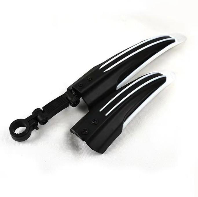 1 Two-Piece Set Mountain Road Bike Fenders Bike Mudguard Rear Mud Guard Wings Designed For Bike Bikes Add-ons Bike Parts High Quality