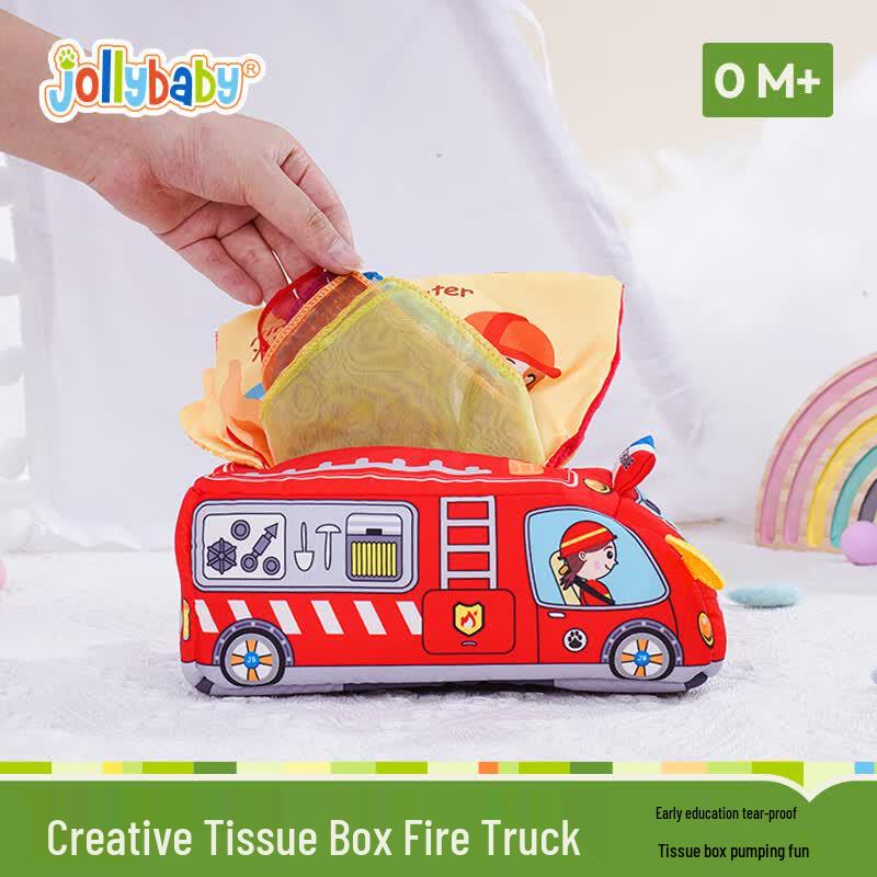JOLLYBABY Infant Sensory Pull & Discovery Toys