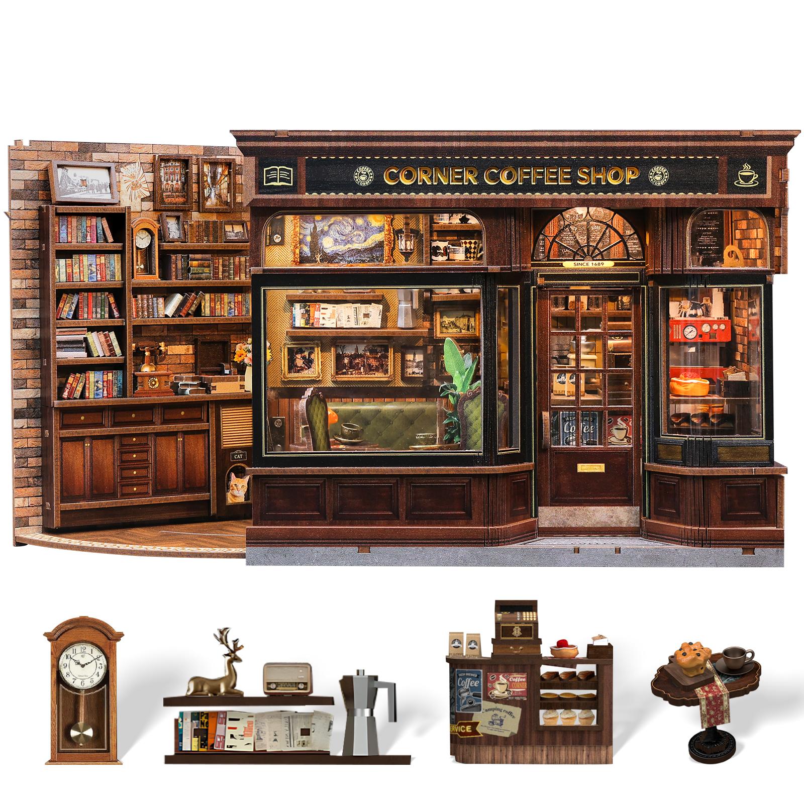 CUTEBEE DIY Book Nook Kit Miniature
