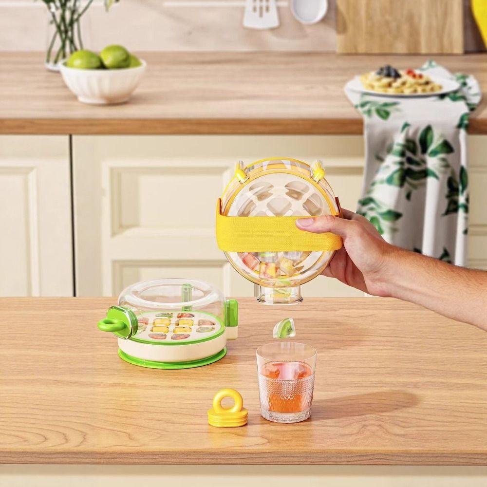 Summer Design Ice King Cup Heat Relief Press Type Cup Kitchen Gadget Ice Making Box Summer Use