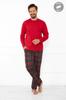 Men's Long-sleeved Pajamas, Long Pants Rusoli XXXL