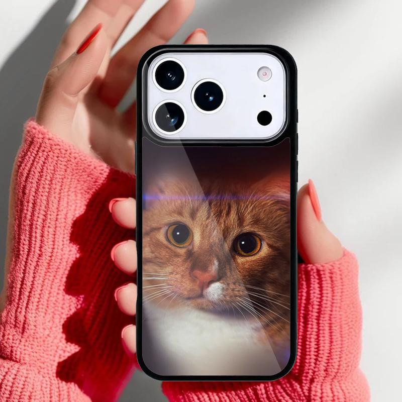 Cute Cat Animal Phone Case for iPhone 17 16 15 14 13 Pro Max Back Cover for 12 11 Pro Coque