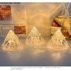 Atmosphere Light Night Lights Plastic Christmas Tree Romantic Crystal Lamp.  Bar