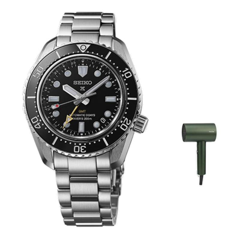 

SEIKO Outdoor Sports Diving Watch Automatic Steel Strap Men and Women Same Style Black Dial SPB383J1