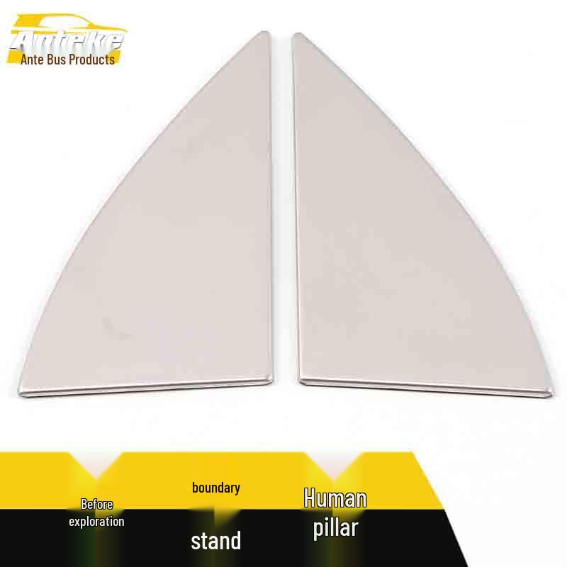 Equinox A-Pillar Stainless Steel Triangle Console Decal Accessories