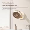 Portable USB Rechargeable Oscillating Desk Fan with Timer CN plug (adapter included)