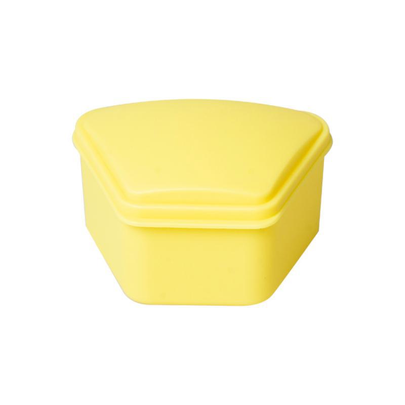 Trapezoidal Dental Retainer Case for Orthodontic Braces and Dentures