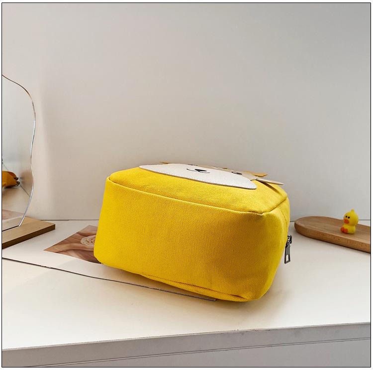 Cartoon Canvas Rucksack für Kinder im Alter von 2-5 Jahren, Niedliches Design für Jungen und Mädchen, Ideal für Früherziehung