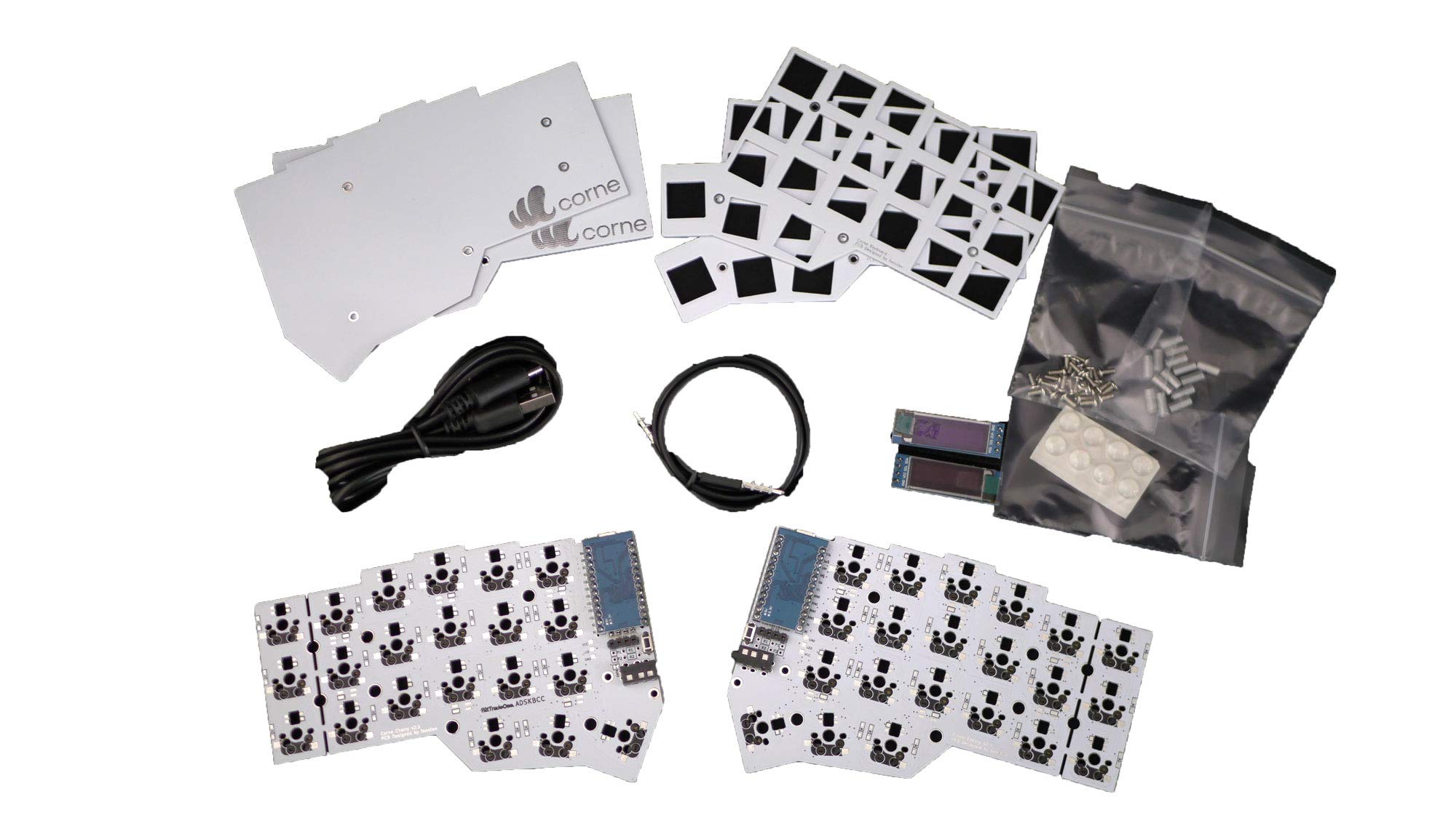 

Bit Trade One ADSKBCC Corne Cherry Self-made keyboard kit that does not require soldering 42 key split