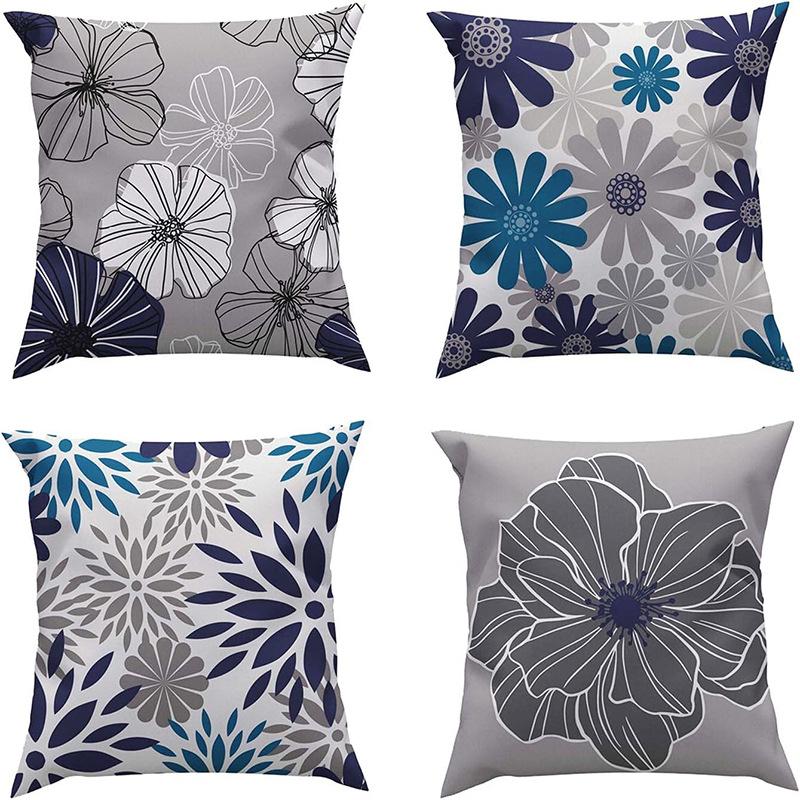 Daisy Simple Geometric Printed Home Living Room Office Sofa Pillow Cover Popular Pillow Cover Premium Durable Quality