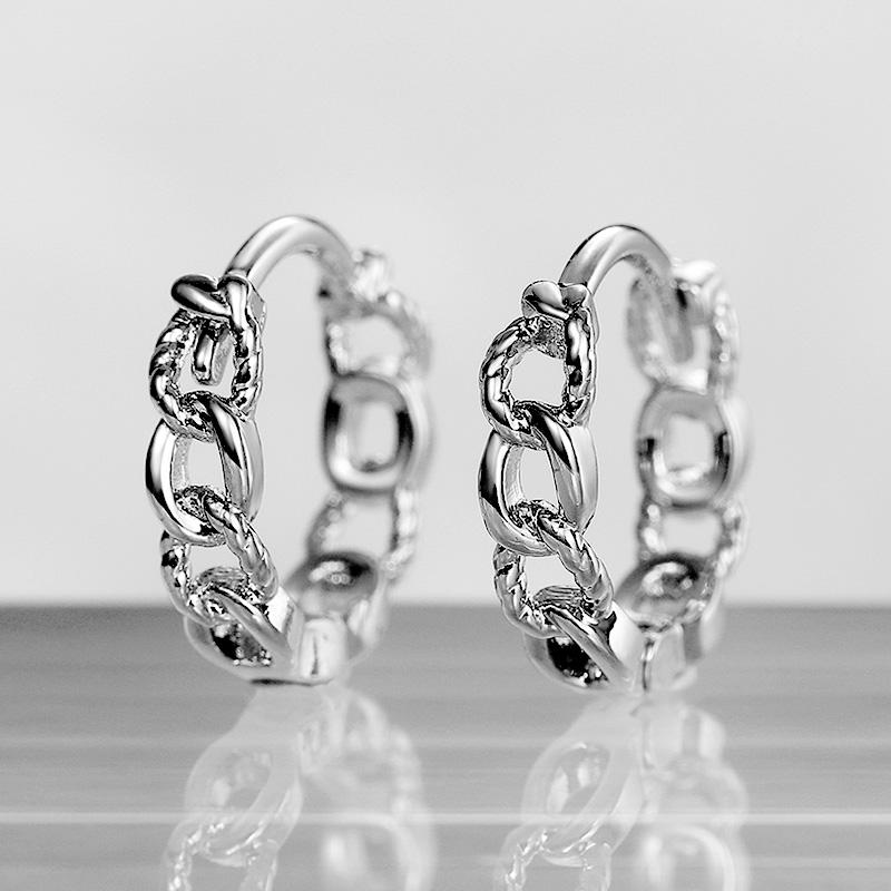 

BELLA BOX серьги-кольца в стиле хип-хоп и рок для женщин, металлические стильные аксессуары, минималистичный подарок, круглые серьги, ювелирные изделия