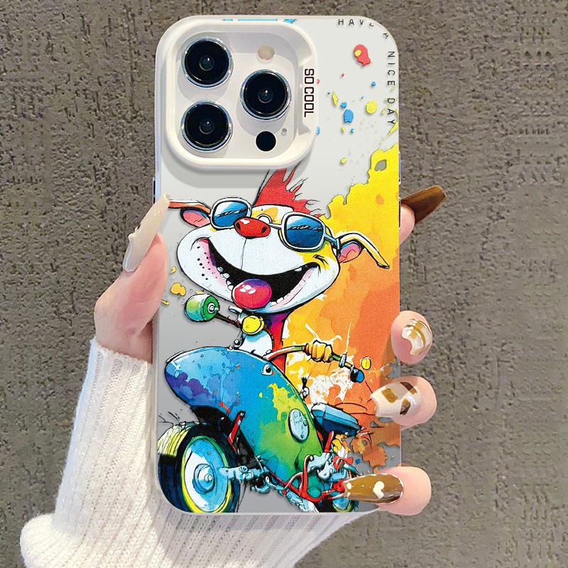 

Custom Graffiti Silver Phone Case for iPhone 13/14 Pro, 15 Pro Max, 16 Pro, 17 Huawei Pura 80 Pro