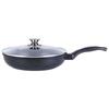 Granite frying pan with glass lid GRANDE 28 cm