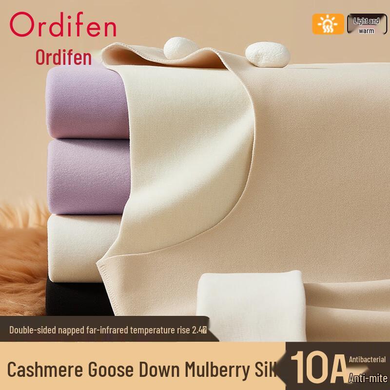 

Женский термокомплект из гусиного пуха и шелка Odifen 2XL