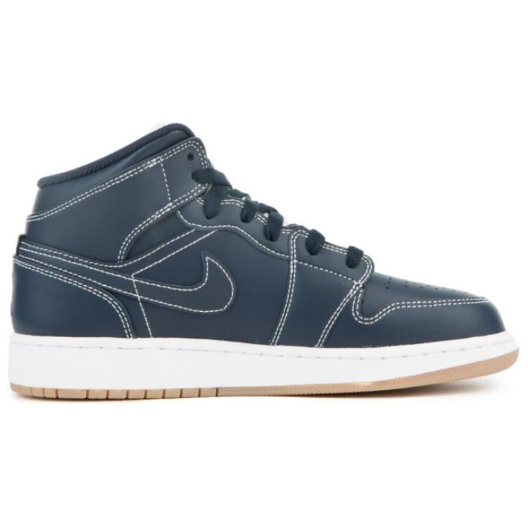 Jordan 1 Retro Mid GS Obsidian 554725-402