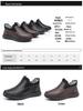 Herren Winter Wasserdicht Rutschfest Plüsch Baumwollschuhe für Ältere