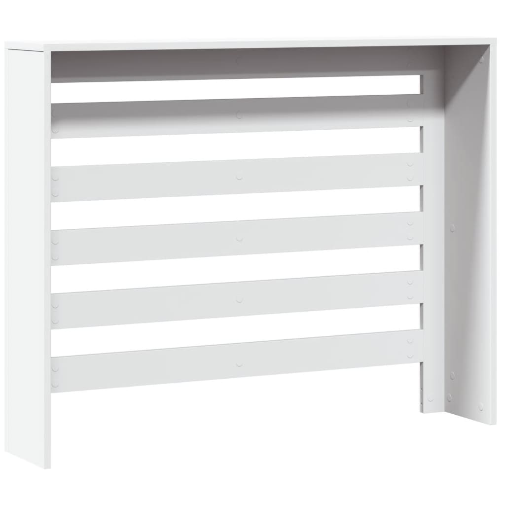 Copritermosifone Bianco 104 x 20 x 82 cm Legno Ingegnerizzato