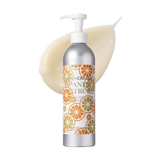 Steam Cream Official Japanese Citrus Bottle 300g Made in Japan Moisturizing Whole Body Hand Cream Face Body Hand Care Natural Essential Oil Natural