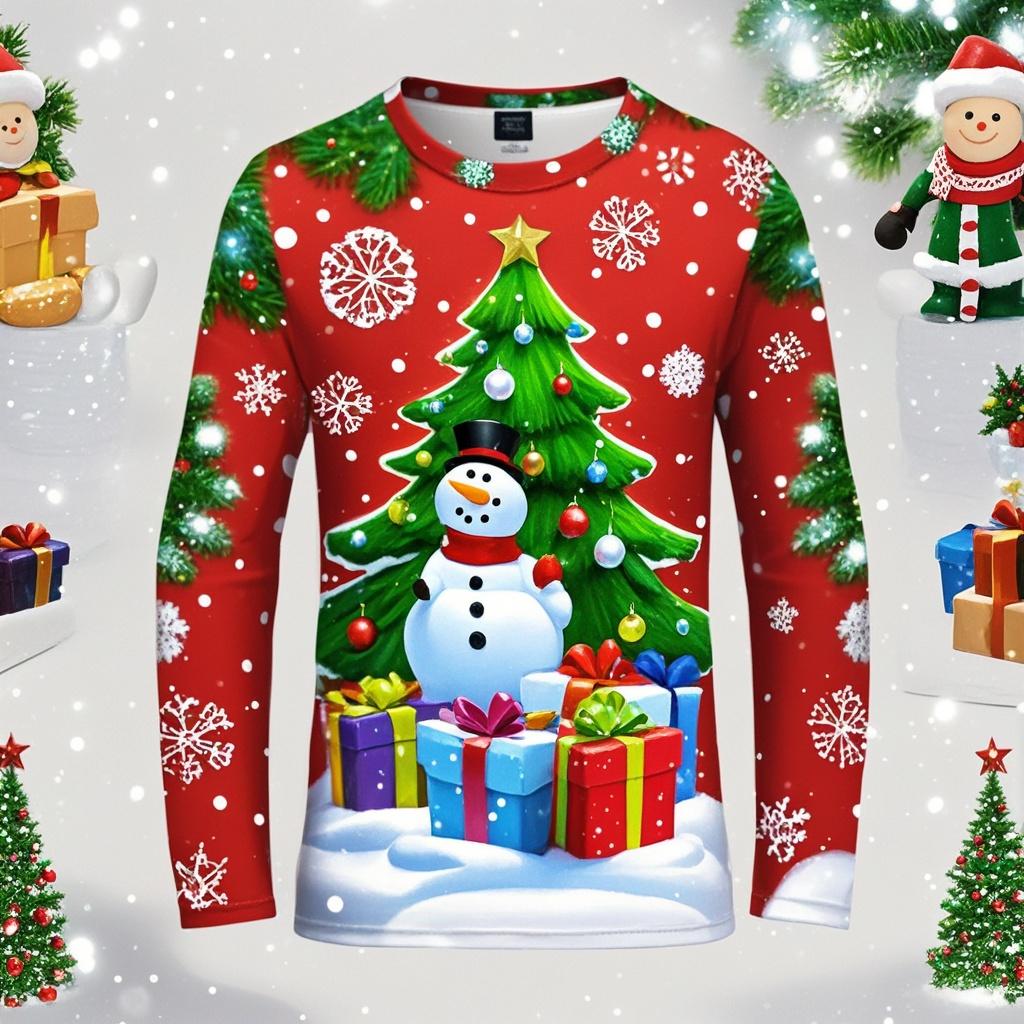 

Осінній новий 3D-принт Веселого Різдва Світшоти Дід Мороз Різдвяні ялинки Графічні толстовки з круглим вирізом Чоловічий одяг Світшоти 5XL