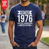 Vintage 1976 T Shirt 50th Birthday 2026 Retro Printed 50 Years Old Gift Tee Top