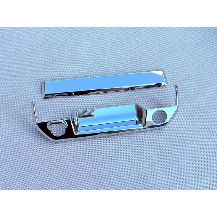 For Chevrolet Colorado 2024 2025 ABS Chrome Rear Trunk Tailgate Door Handle Bowl Catch Cover Trim Molding Garnish ABS Chrome