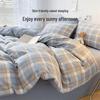 JiuZhouLu Simple Brushed 3-Piece Bedding Set