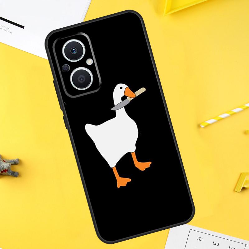 Süße Cartoon-Ente für OPPO Reno 14 13 12 11 10 Pro 8T 11F 12F 13F 14F 7 8 Lite OPPO Find X9 X8 X6 X5 Pro Hülle