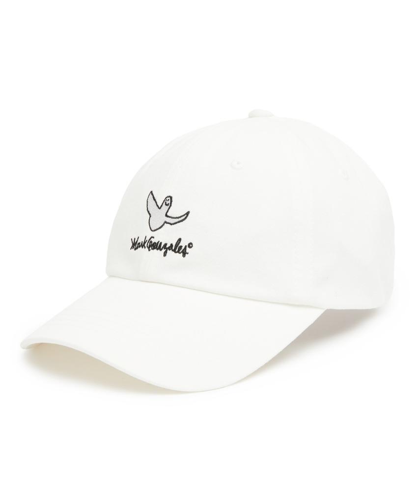 MARK GONZALES Classic Angel Logo Ball Cap - White