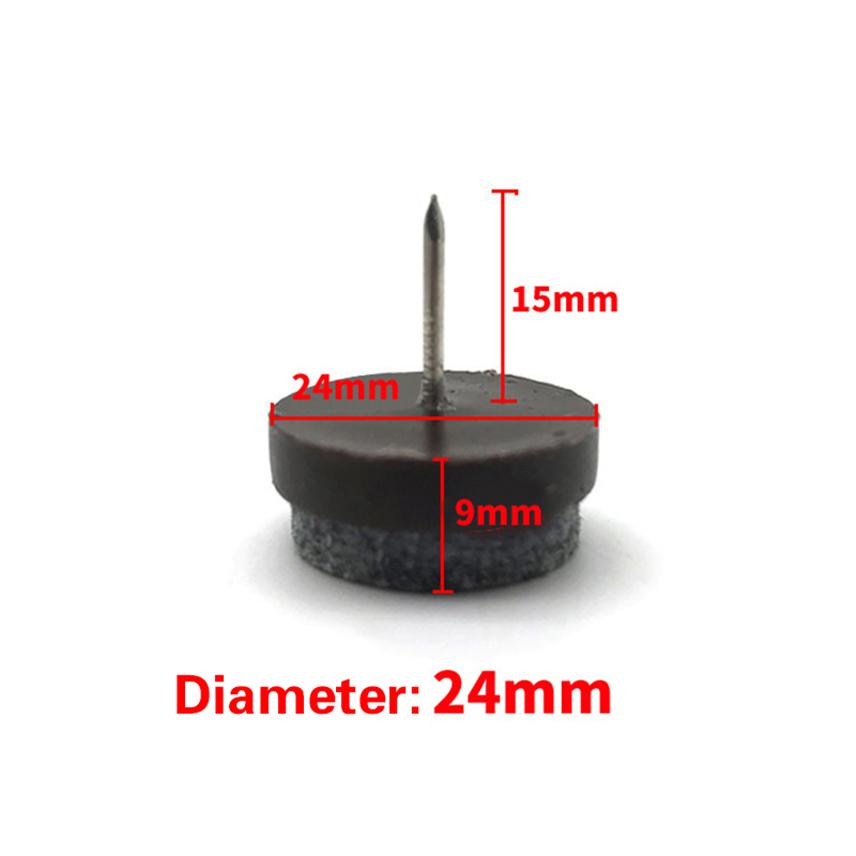 30 Pcs Felt Nails Anti Slip Foot Furniture Table Pads Legs for Furniture Wood Floor Protector Chair Stoppers Felt Glides