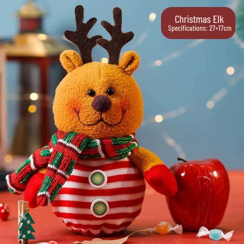 Christmas Eve Gift Bag: Snowman & Santa Candy Packaging for Kids