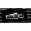 1 Set Volume Button Knob Cover Trim Fit for Mercedes Benz C GLK CLS E Class Black Plastic
