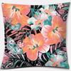 Beautiful Flower Pattern Pillowcase Square Car Sofa Cushion Pillowcase