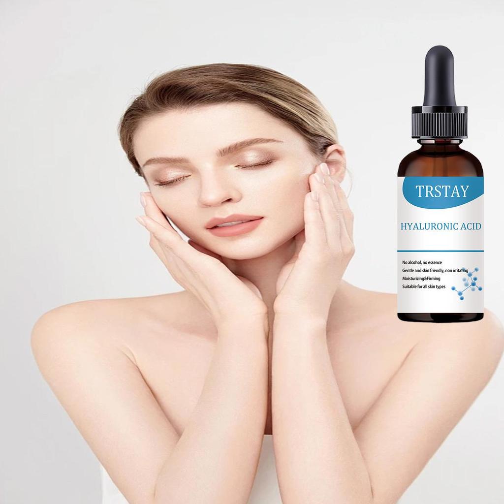 Hyaluronic Acid Whitening Collagen Face Serum Cream - Vitamin C & Peptides for a Youthful Glow