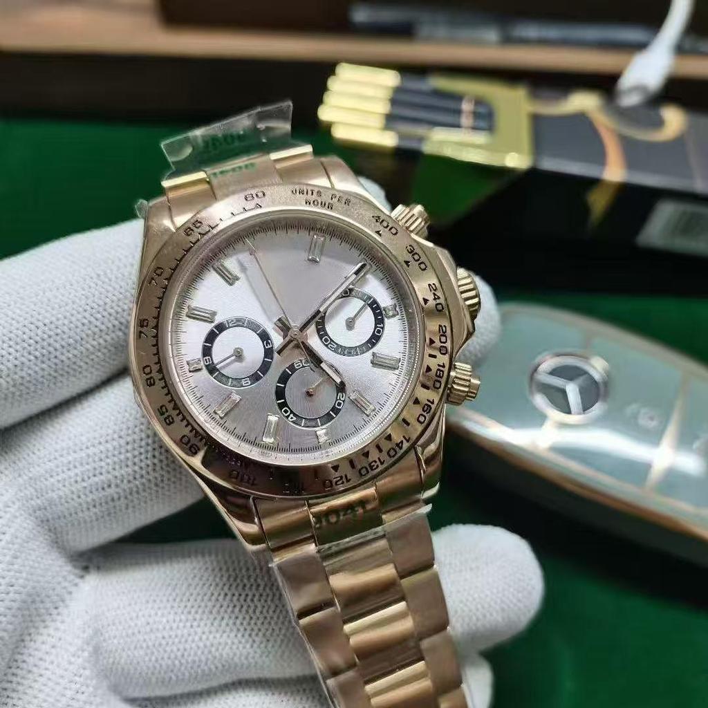 Daytona Series Rolex 40mm Men's Gold Steel Automatic Watch