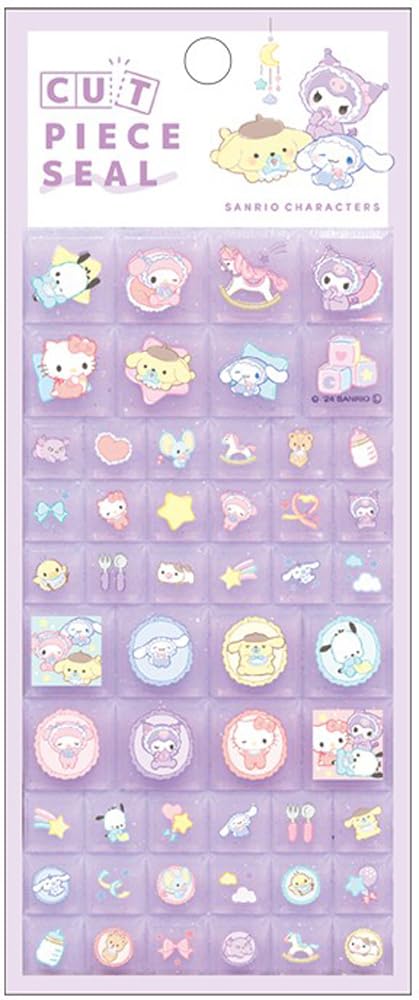 Наклейка Crux Cut Peace с персонажами Sanrio, для детей 127442 розовый