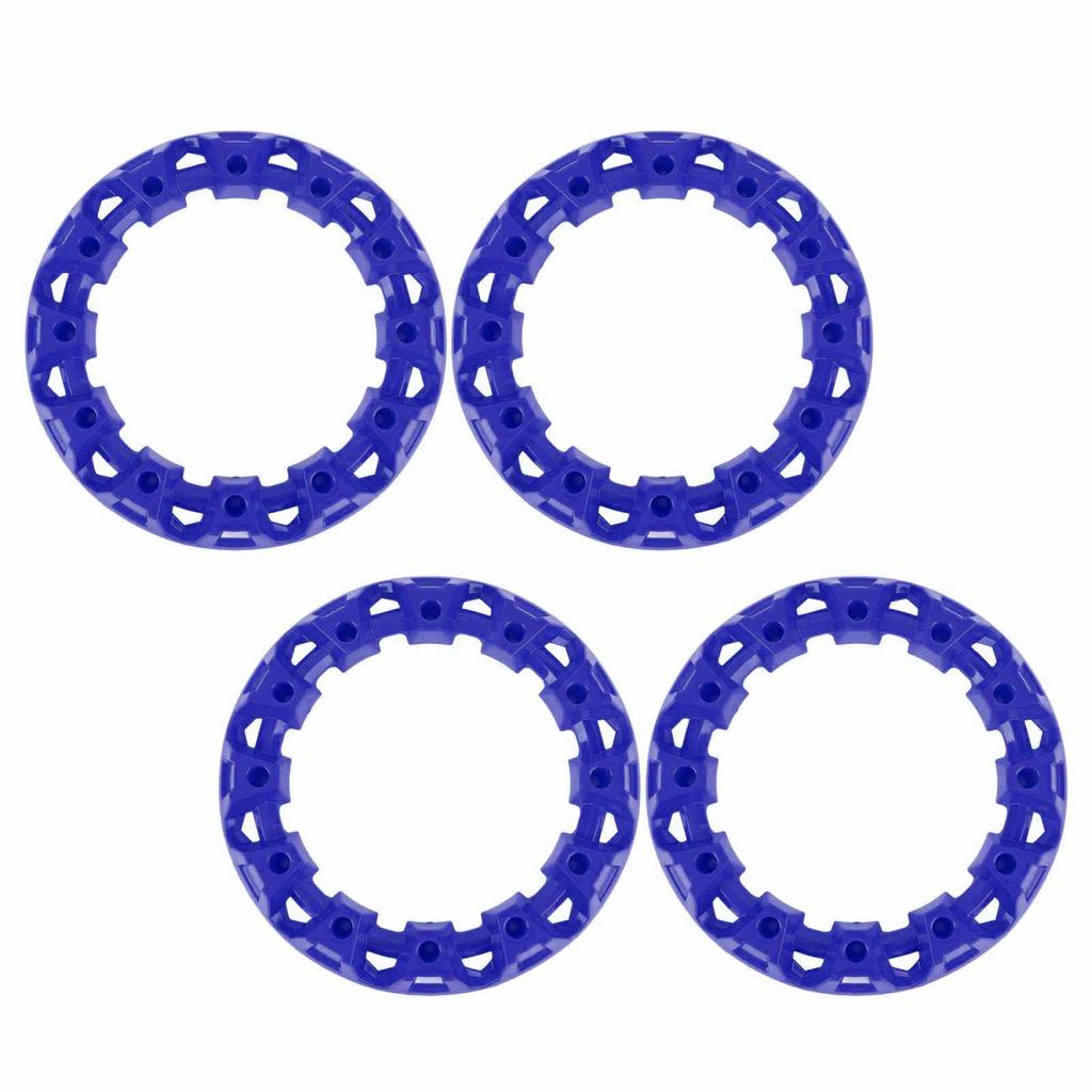 4 Stück 10 Zoll ATV Radzierblende Nabenabdeckung Dekoration Felgenkappe Kunststoff Kratzfest Sportliche Optik für Go-Kart