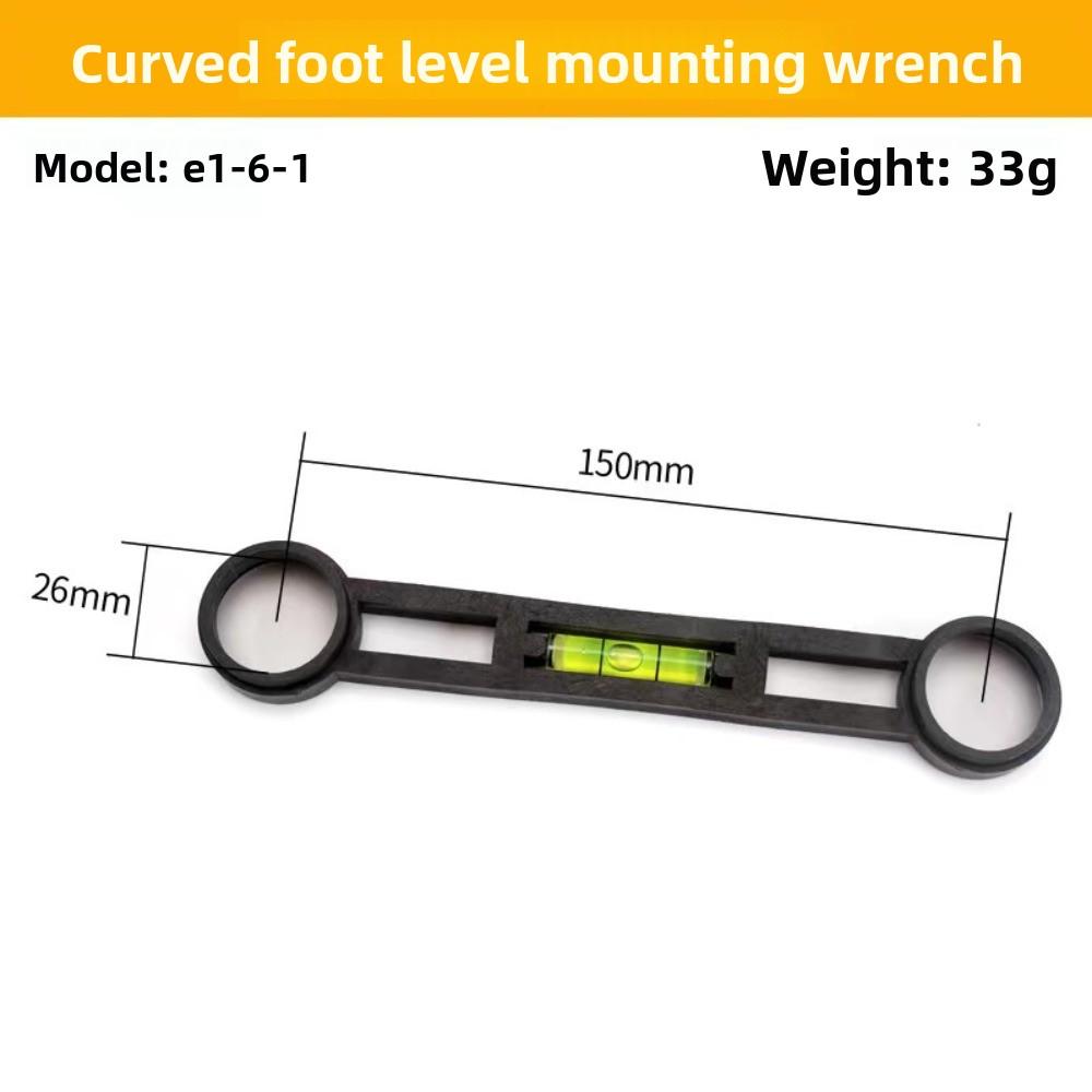 Special Wrench Tools with Level Shower Faucet Installation Bathroom Multifunctional Level Wrench Ruler Distance Measuring Tool